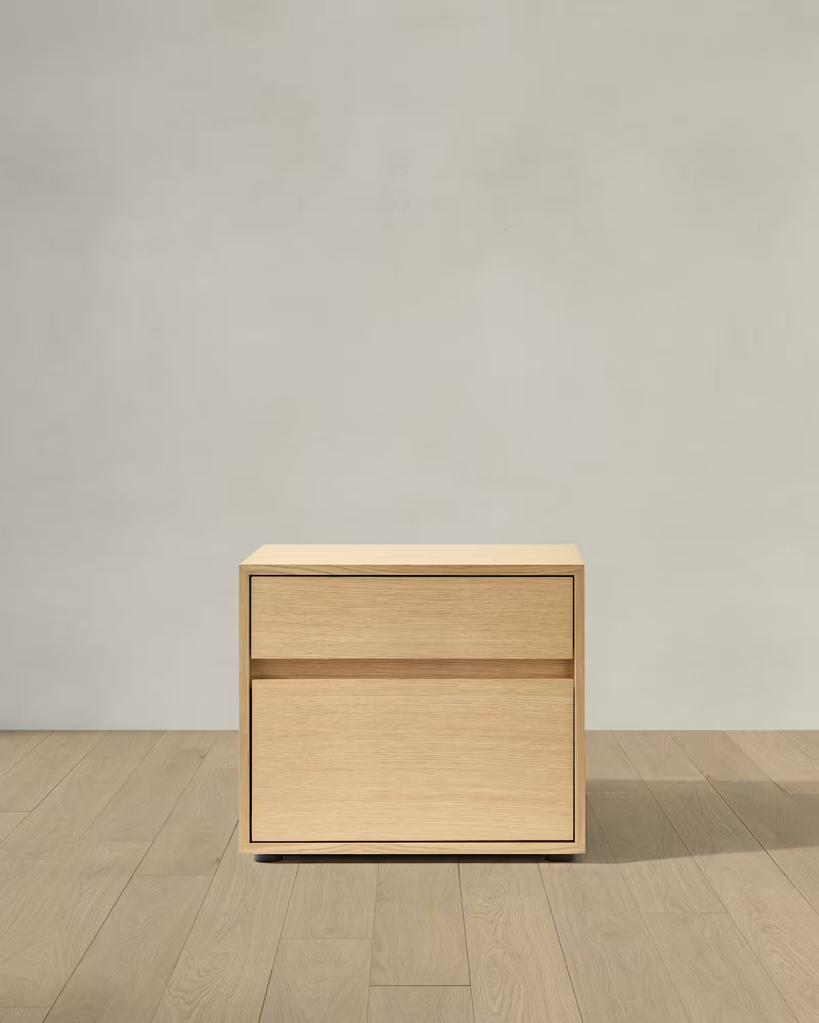 Oak 2-Drawer Nightstand | Quince