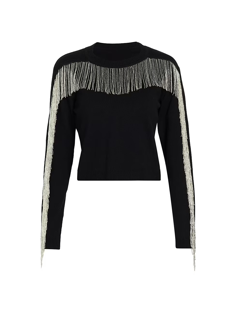 Althea Fringe Wool-Blend Sweater | Saks Fifth Avenue