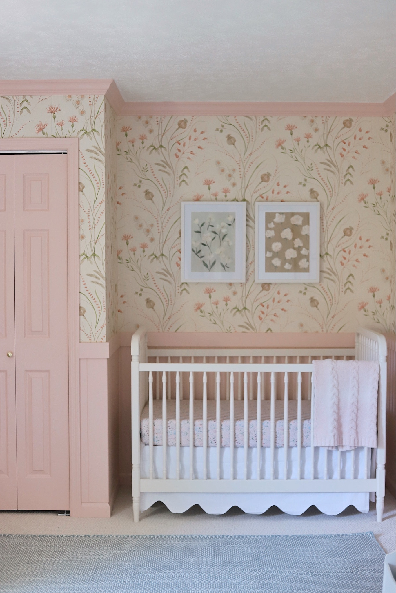 Poppy’s nursery details 🎀 paint color is Belle of the Ball by Behr. Floor lamp is from Homegoods!

#LTKhome #LTKbaby #LTKbump