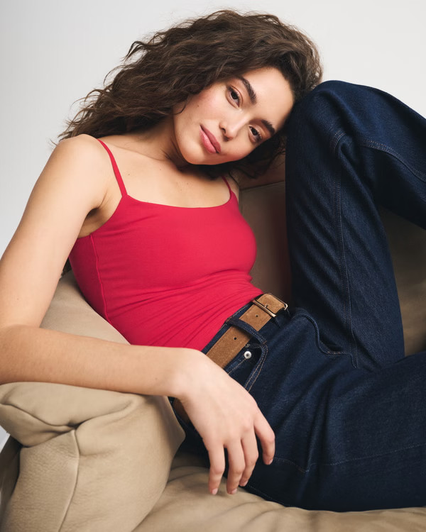 Women's Bra-Free 90s Cami | Women's Tops | Abercrombie.com | Abercrombie & Fitch (US)