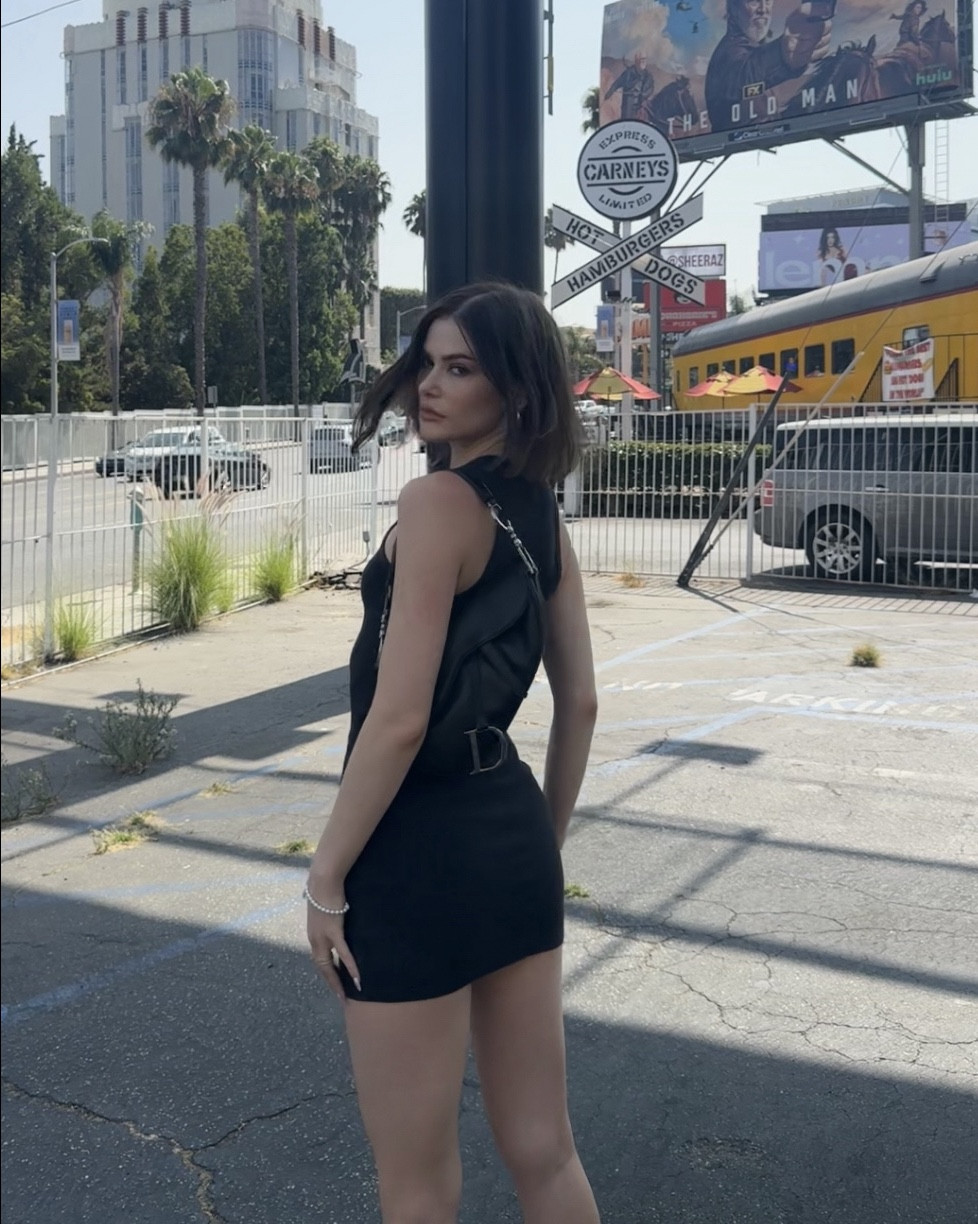 black tank dress skims 