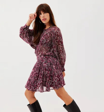 Jupe courte imprimée Femme - Imprimé multicolore | Promod (FR)