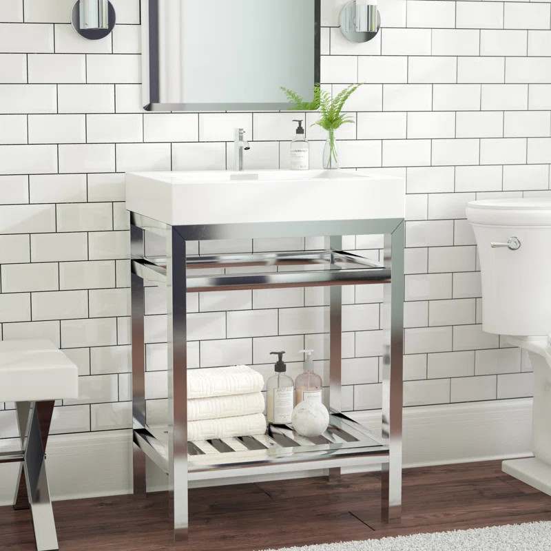 Ivy Bronx Halesowen 24" Single Bathroom Vanity Set & Reviews | Wayfair | Wayfair North America