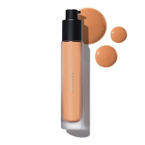 MAKE Beauty Skin Tint – Sheer to Medium Coverage with a Natural Radiant Finish. Lightweight, Smoothing Formula with Niacinamide and Adenosine. Diffusion Dew – 10 Amber | Amazon (US)