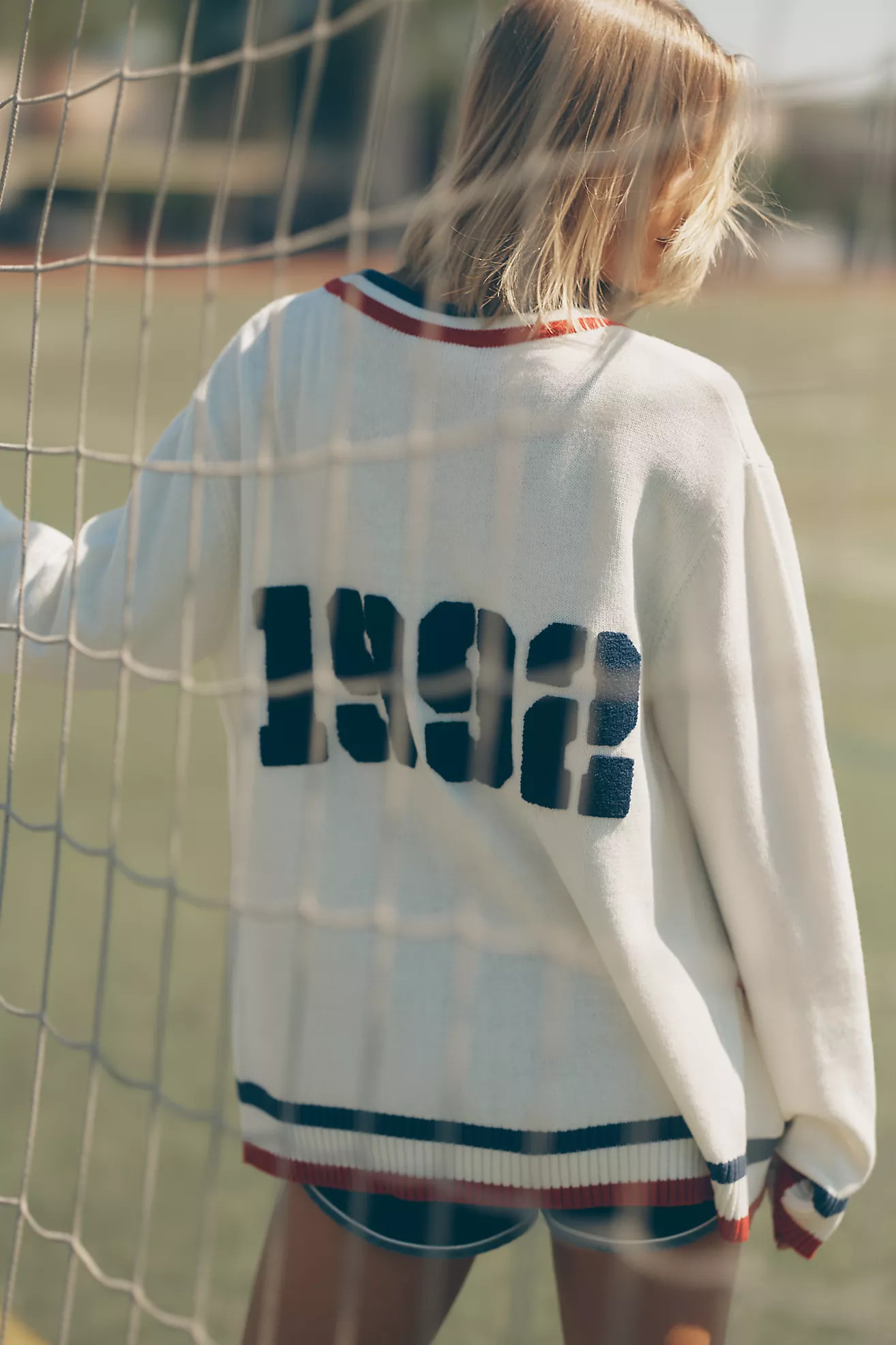 Ellsworth & Ivey Oversized Sporty Cardigan Sweater | Anthropologie (US)