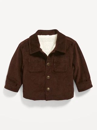 Sherpa-Lined Corduroy Shacket for Baby | Old Navy (US)