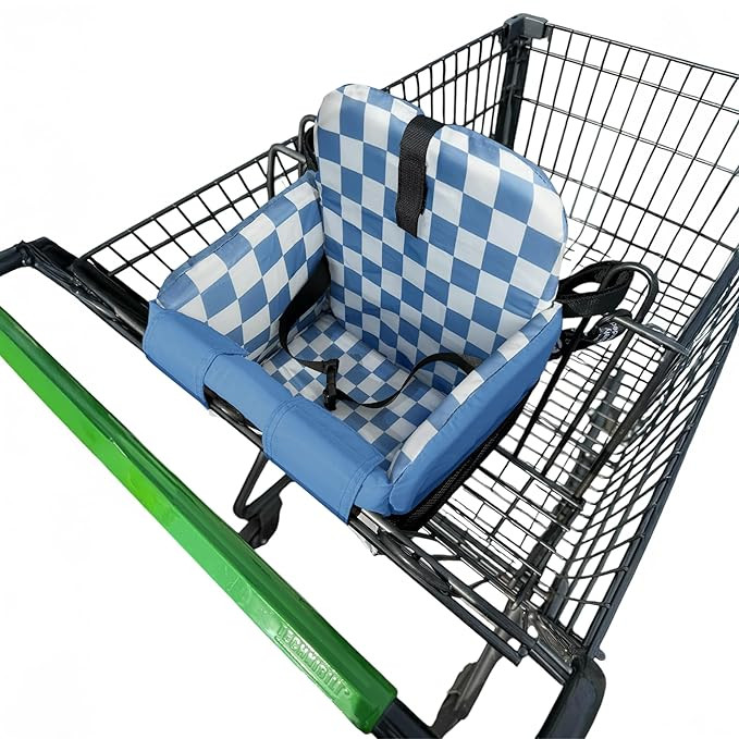 Premium Baby Shopping Cart Cover & High Chair Seat Protector - Universal Fit for Grocery Carts, R... | Amazon (US)