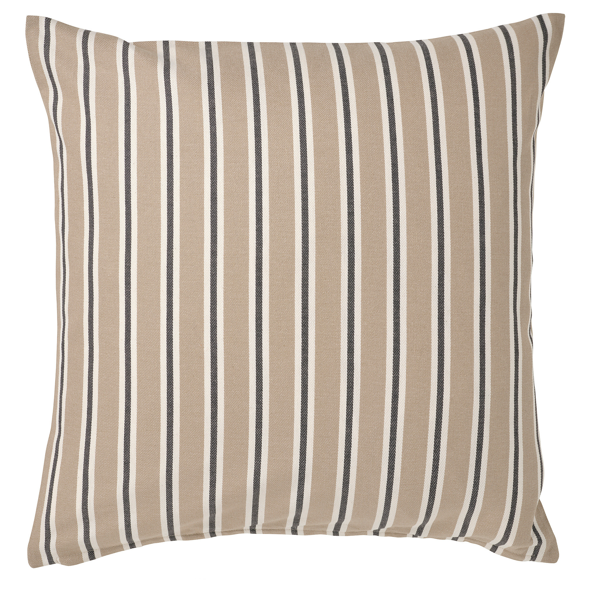 KORALLBUSKE Cushion cover, beige white/stripe pattern, 20x20 " | IKEA US