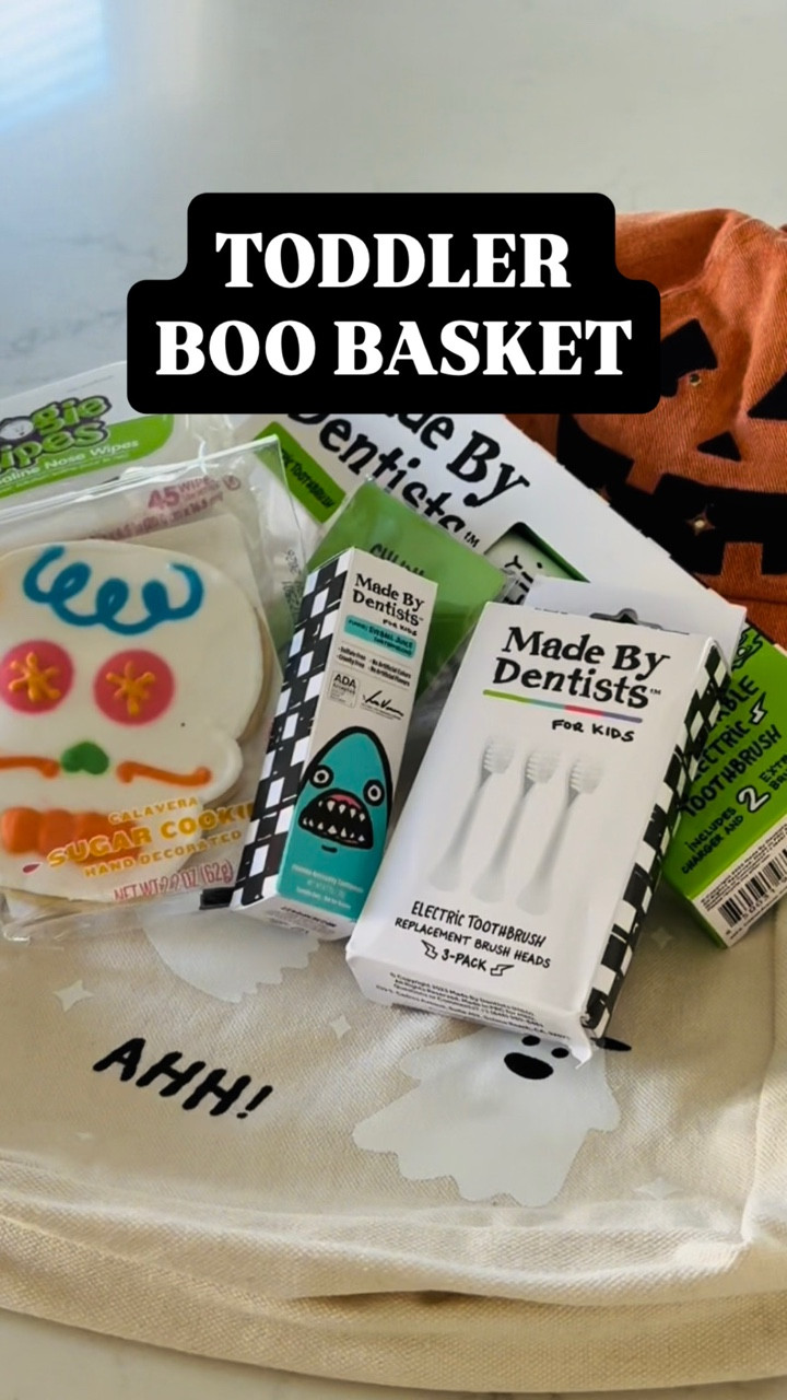 #ad 🎃 Who knew monsters could make brushing this fun? 👻🪥 Check out @MadeByDentists for the cutest kid-friendly toothbrushes + goodies!

🦷Learn more about Chunk the Monster & Made By Dentists’ products using the @shop.ltk app! I’ve linked them all here 🛒

Would your child choose candy…or this toothbrush?😆🍬
#BooBasketIdeas #MadeByDentists #liketkit #toddlermom #amazonfinds #kidstoothbrush


#LTKFamily #LTKHalloween #LTKKids
