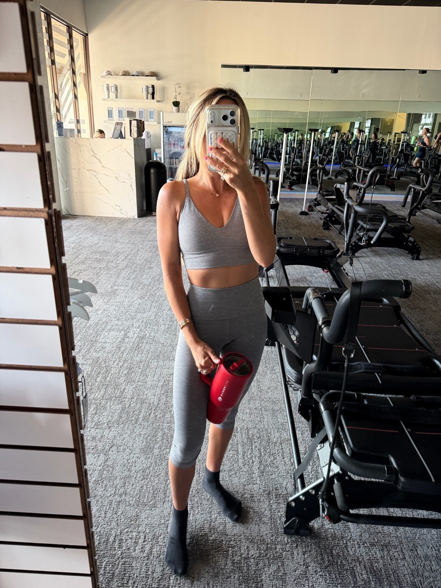 Pilates ootd 

Size small in top and 4 in bottoms

#LTKootd #LTKActive #LTKSeasonal