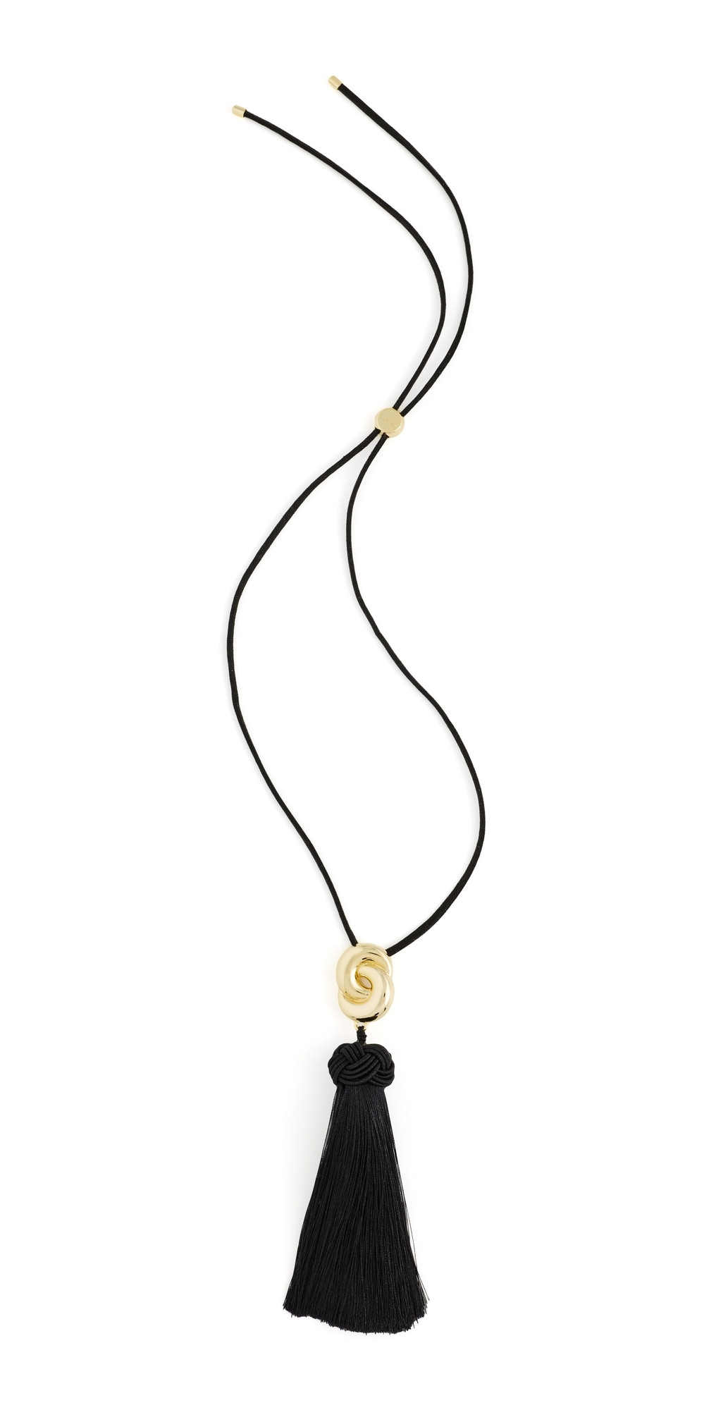 Luv Aj The Solstice Knot Tassel Necklace Gold One Size | Shopbop