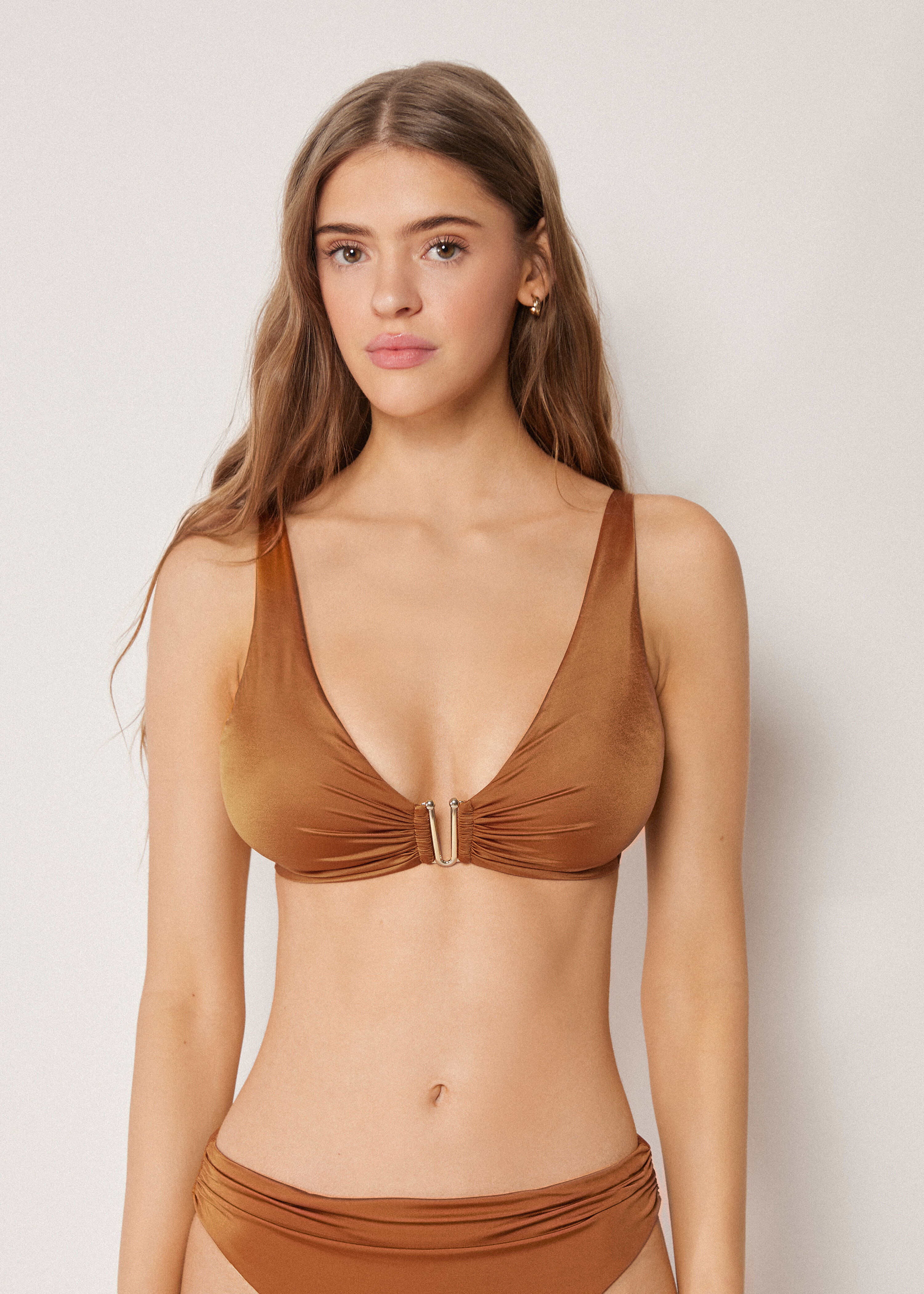 Tank Swimsuit Top Shiny Satin | Calzedonia US