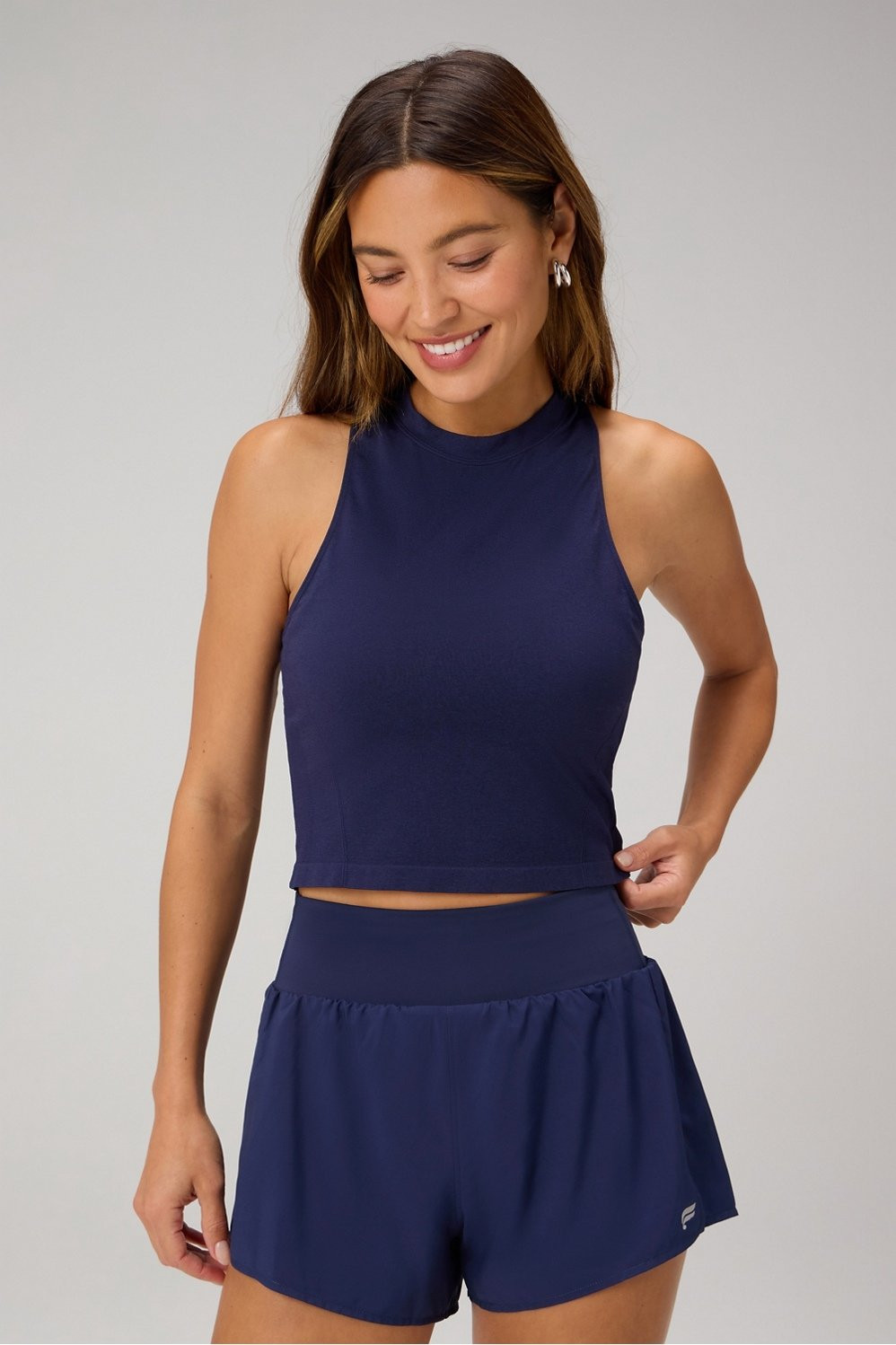 Feather Tech+ Racerback Cropped Tank | Fabletics