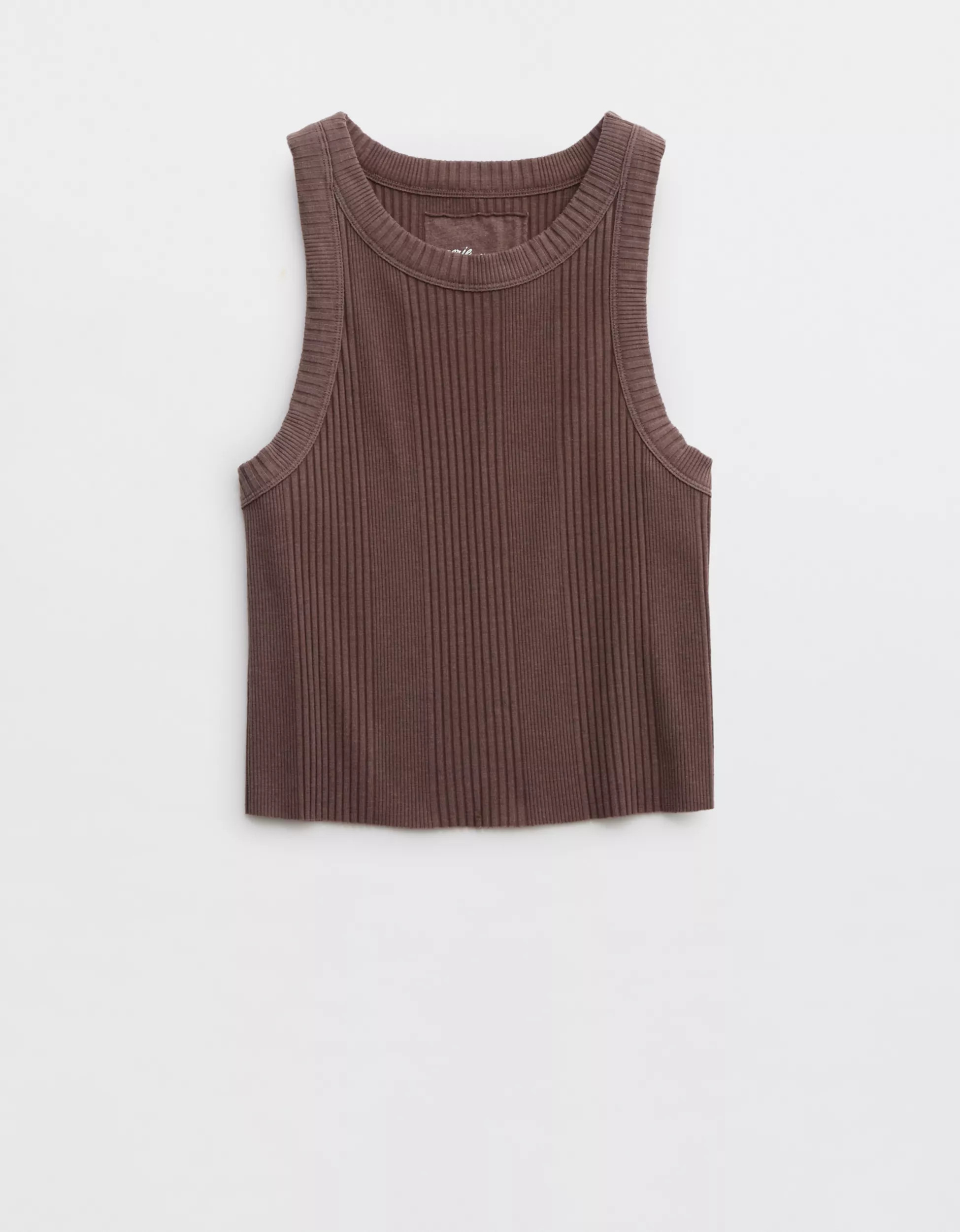 Aerie Textured Free Spirit Ribbed Tank Top | Aerie