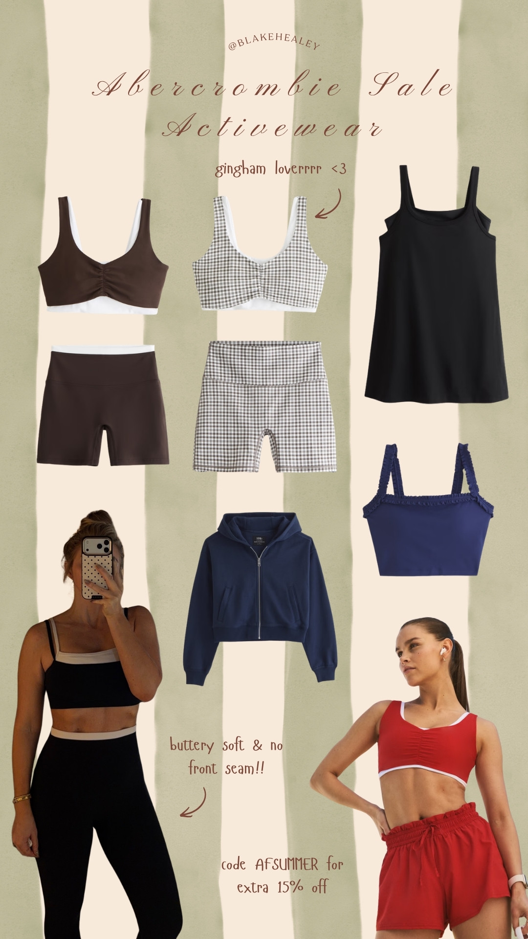Activewear on sale during the Abercrombie sale!  

 #LTKootd #LTKActive #LTKSaleAlert