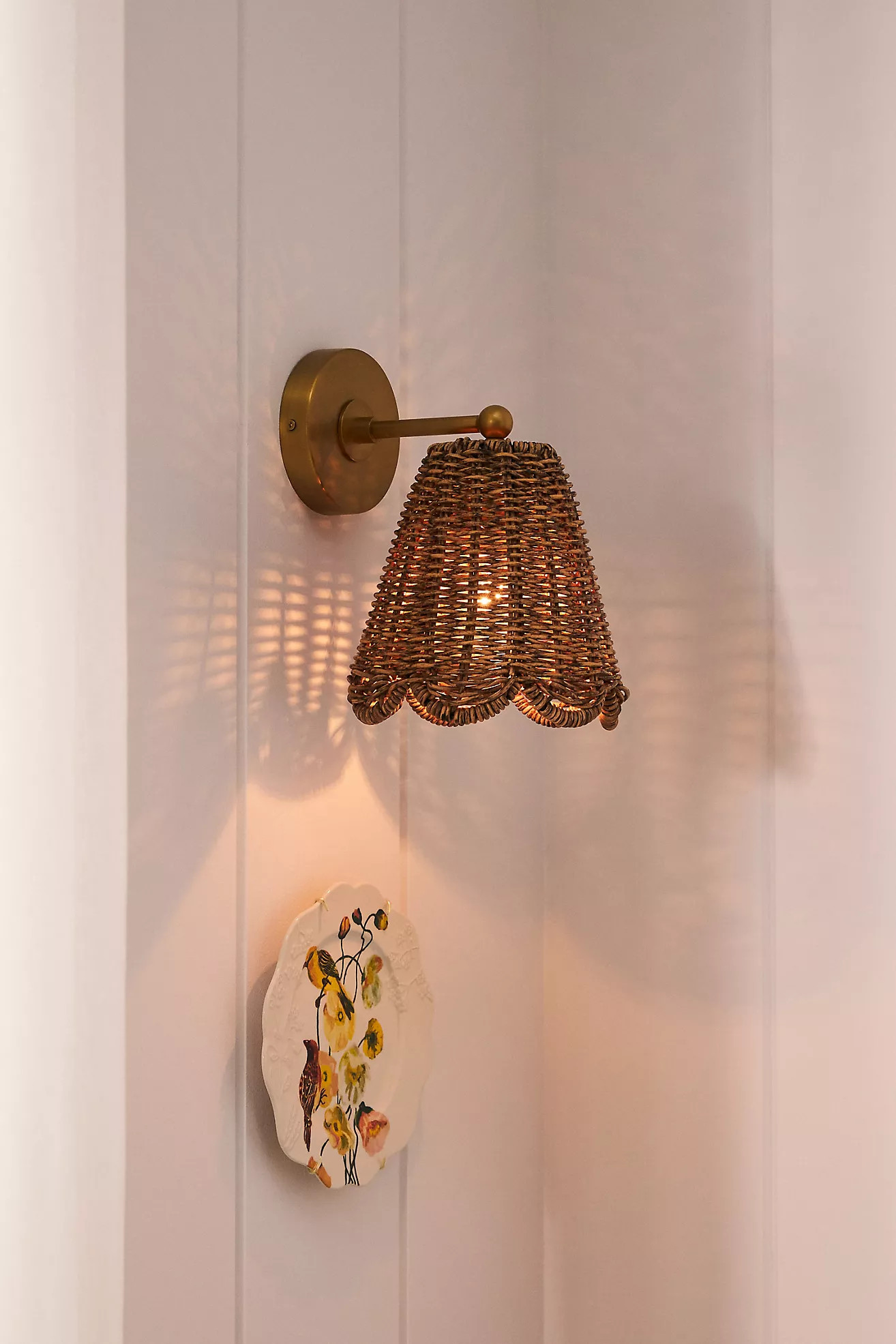 Kismet Woven Hanging Sconce | Anthropologie (US)