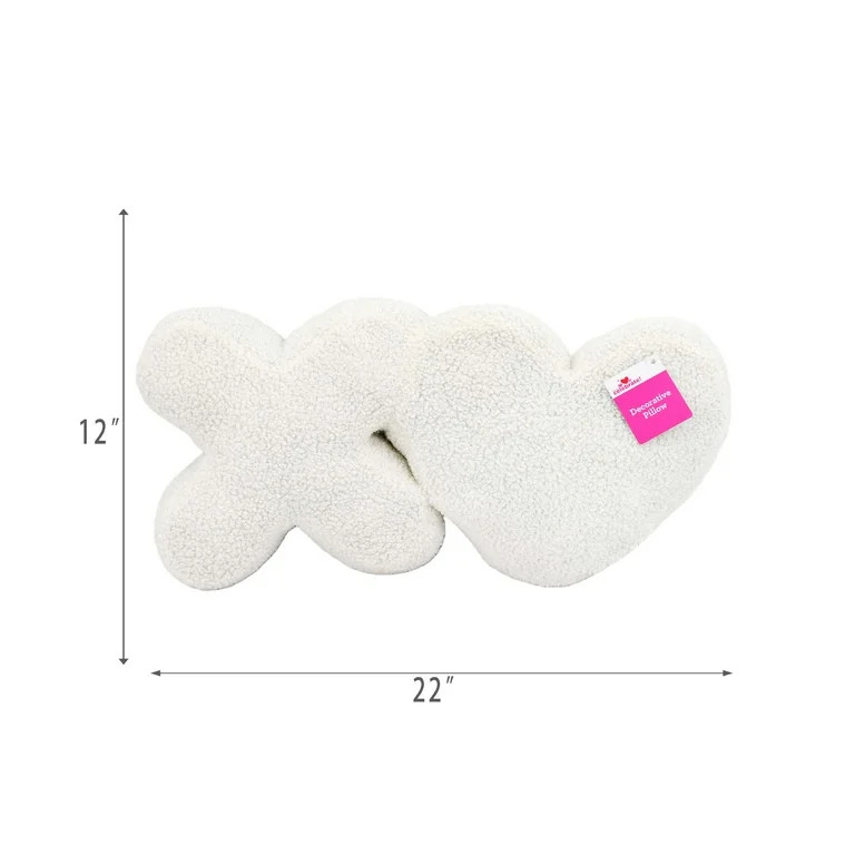 XO Decorative Pillow, White, Valentine's Day by Way To Celebrate | Walmart (US)