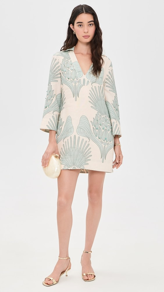 Andres Otalora Aziza Mia Embroidered Mini Tunic | Shopbop | Shopbop