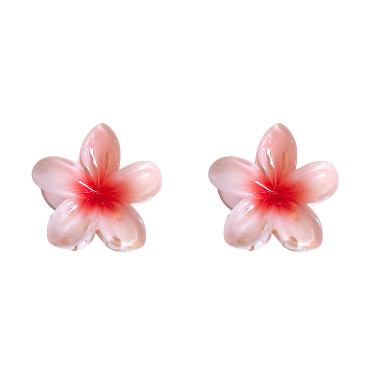 Funny Flower Hair Clips,Acrylic Acetate Claw Clip,Colorful Flower Hair Clips for Women,Pack of 2,... | Amazon (US)