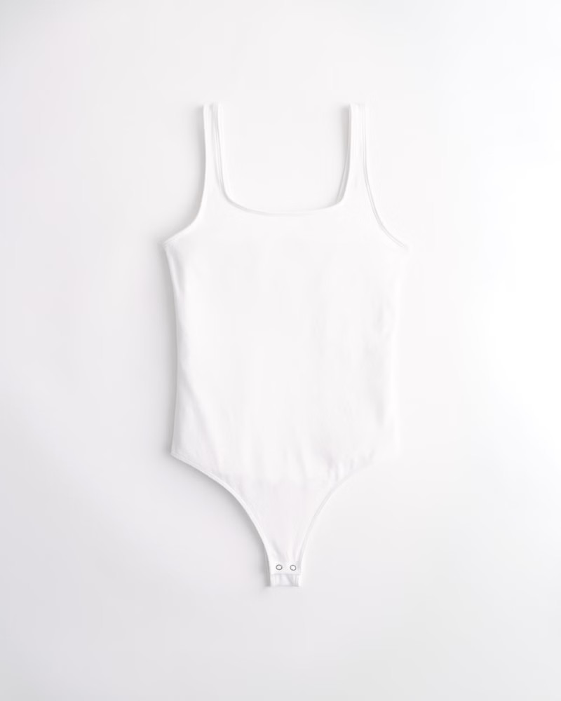 Girls Square Neck Bodysuit | Girls Tops | HollisterCo.com | Hollister (US)