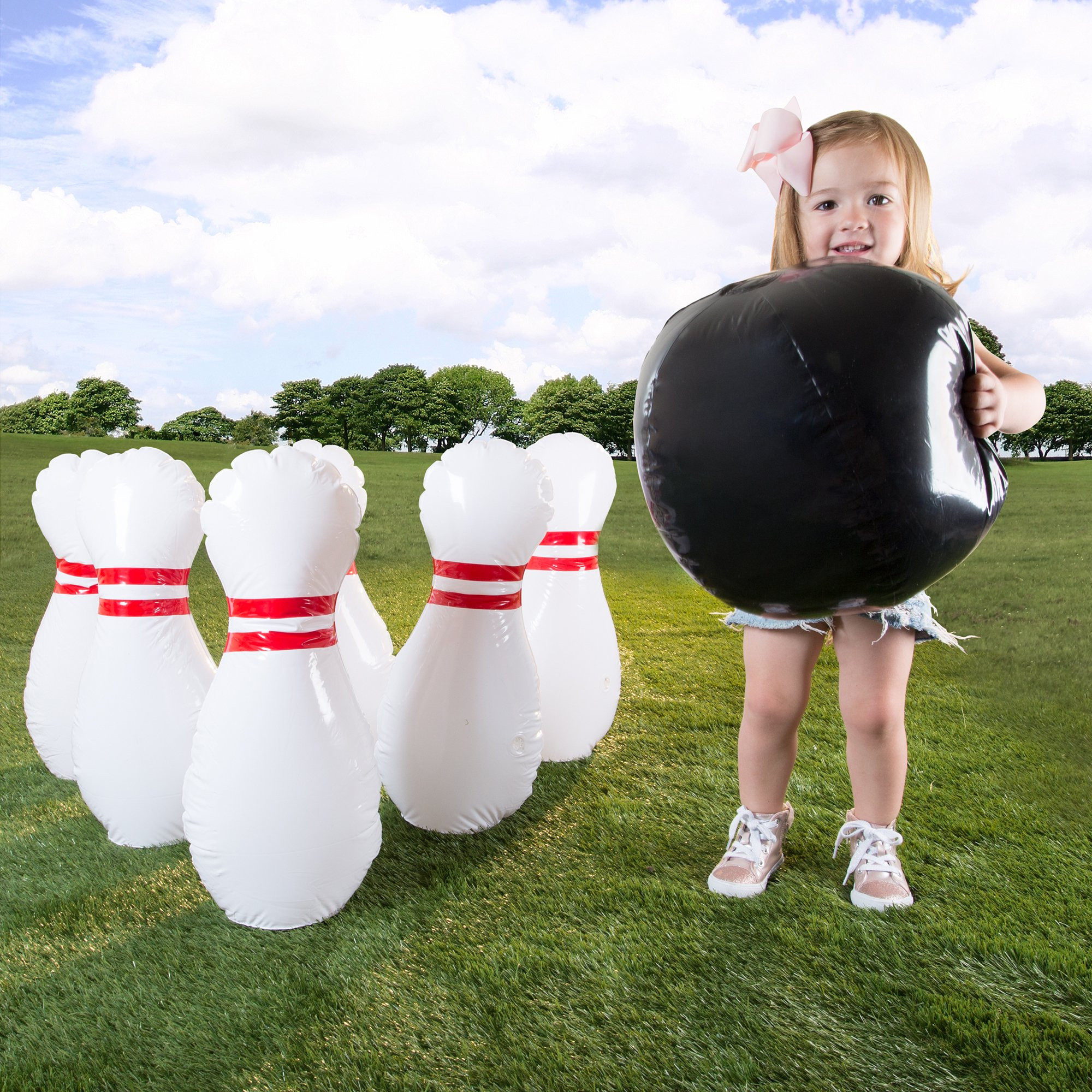 Kids Giant Bowling Lawn Game Set by Hey! Play! | Walmart (US)