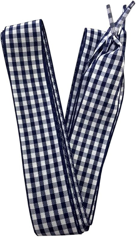 1 Inch Wide Fantastic Flat Checkered Shoelaces Fabric Ribbon Plaid Shoe Laces for Sneaker Sport S... | Amazon (US)