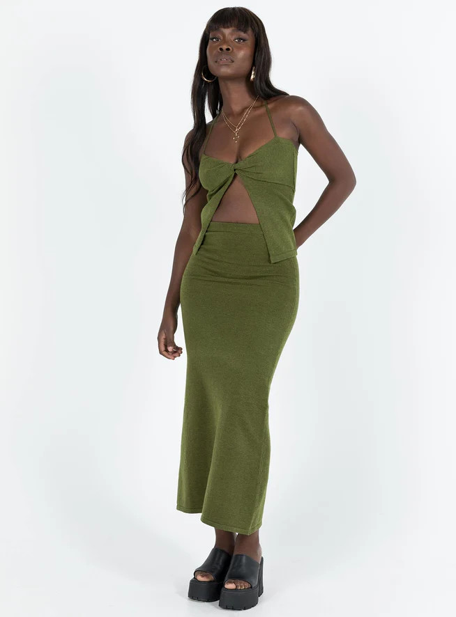 Callile Set Olive Green | Princess Polly AU