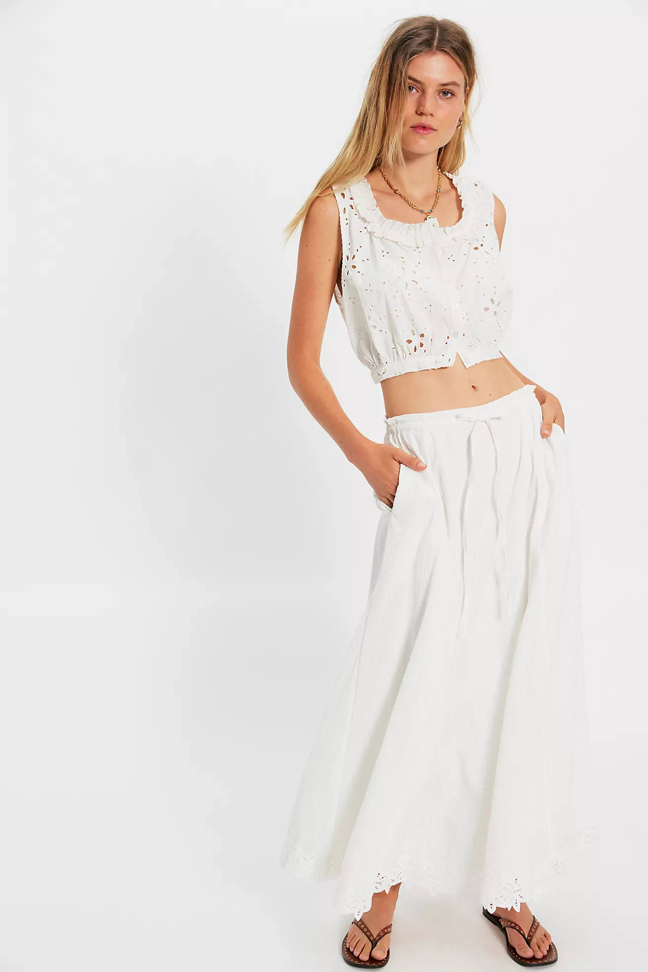 Madelyn Cotton Maxi Skirt Set | Free People (Global - UK&FR Excluded)