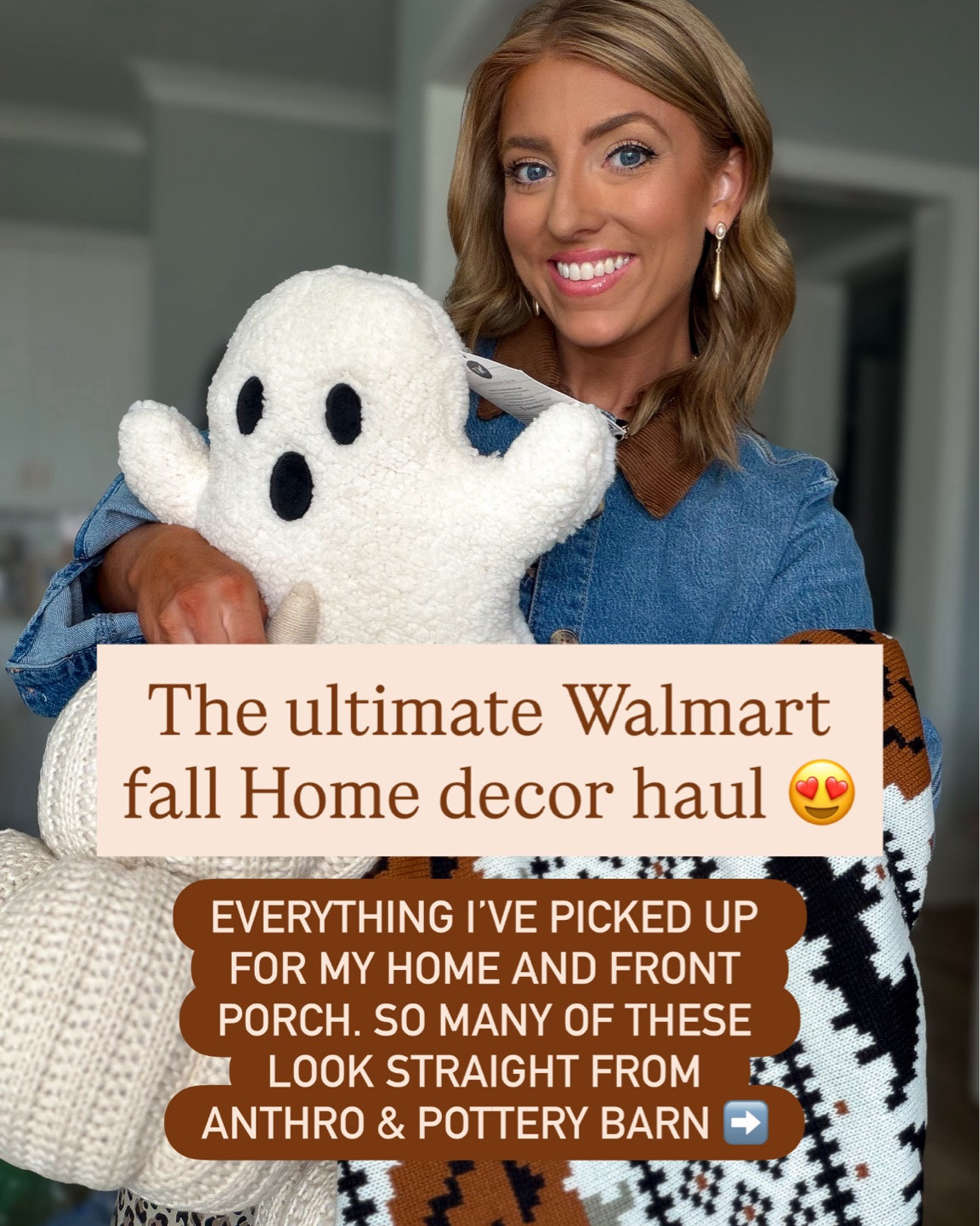 Note: first set of items here! I can only link 30 items in a post. See my next post for the rest of the items 🙂

Walmart fall home decor is SO good this year 😍🍂 I’ve been picking up the cutest affordable fall finds for our home and front porch, and so many of these pieces give me that Anthro + Pottery Barn look without the price tag!

From pumpkin serving pieces and woven pumpkin trays to cozy fall accents, glass pumpkin candles, Halloween ghost mugs, pumpkin drinking glasses, an amber glass lamp and the prettiest warm neutral decor—these Walmart finds make it so easy to give your home a cozy, elevated fall refresh. 🤎🎃 I love mixing the natural textures, warm wood tones, gold accents and little pops of Halloween throughout our home!

Definitely saving these Walmart fall home decor finds because some of them look WAY more expensive than they are!

#WalmartHome #WalmartFinds #WalmartFallDecor #FallHomeDecor #FallDecor #FallDecorating #AffordableHomeDecor #WalmartHomeDecor #CozyHomeDecor #PumpkinDecor #HalloweenDecor #FallHomeInspo #HomeDecorFinds #AffordableDecor #AutumnDecor #WalmartHaul

#LTKxWalmart #LTKSeasonal #LTKHome