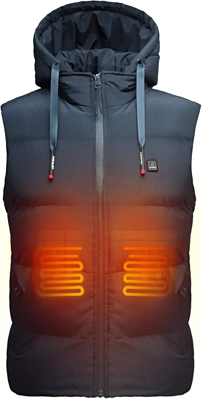 DEWBU Heated Vest With 7.4V Battery Pack Lightweight Electric Heating Coat For Men | Amazon (US)