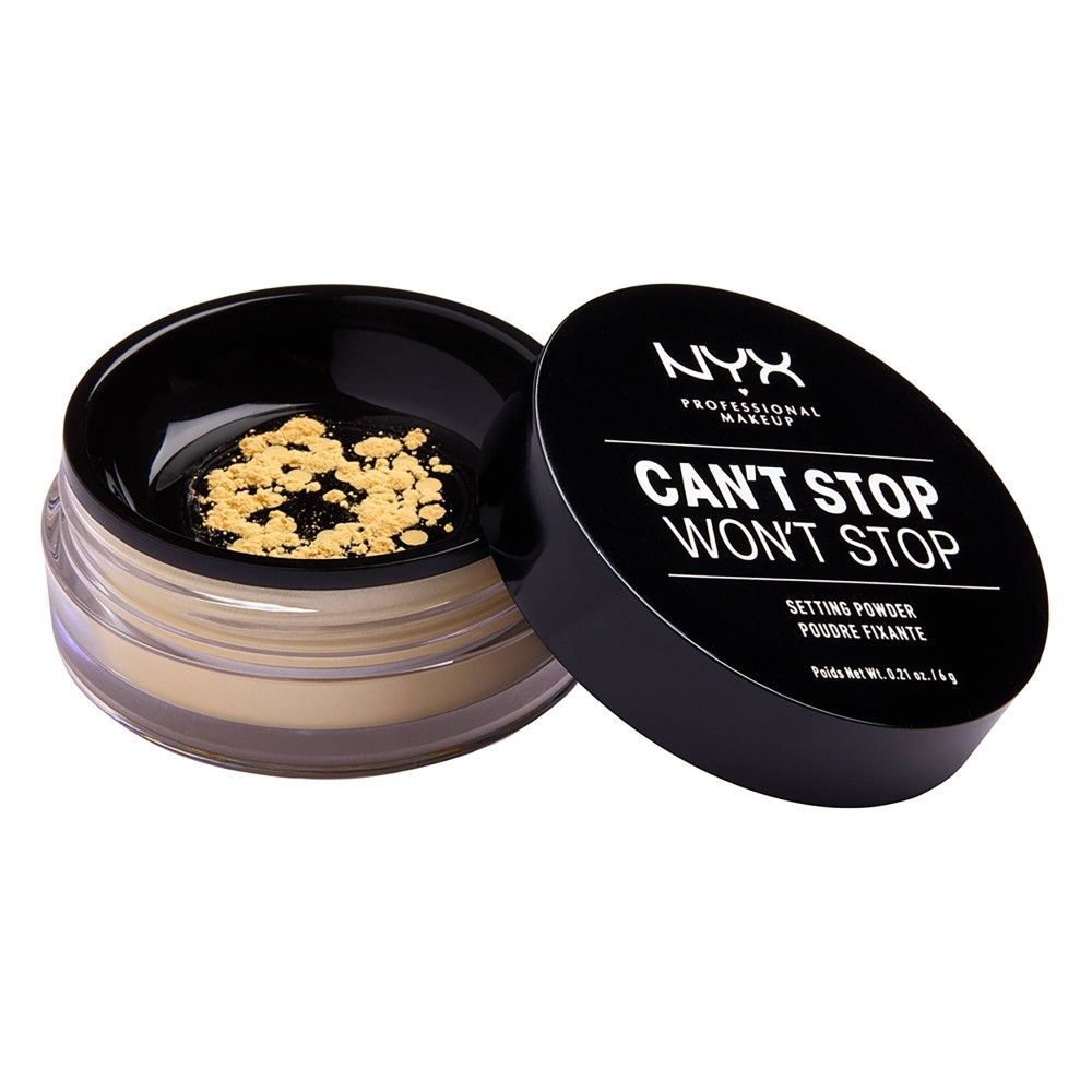 NYX Professional Makeup Can't Stop Won't Stop Setting Loose Powder - Banana - 0.21oz | Target