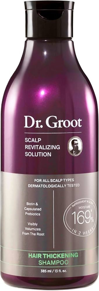 Dr. Groot Hair Thickening Shampoo for Hair Loss, Korean Hair Care with Biotin, Rosemary Oil to he... | Amazon (US)