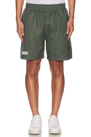 Intercept Houndstooth Shorts in Green | Revolve Clothing (Global)