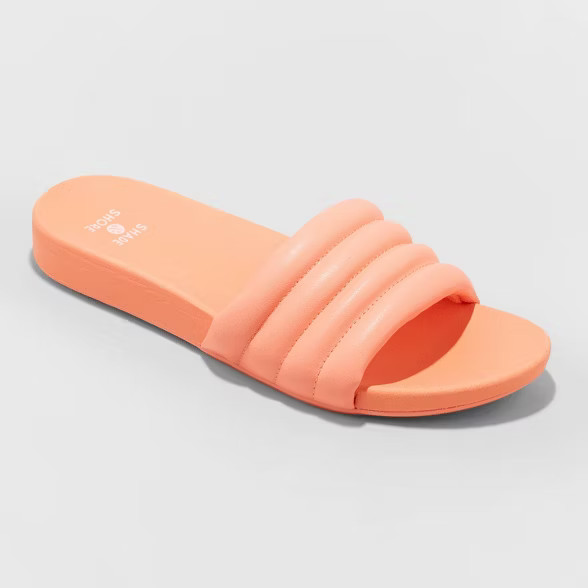 Women's Kendra Single Band Slide Sandals - Shade & Shore™ | Target
