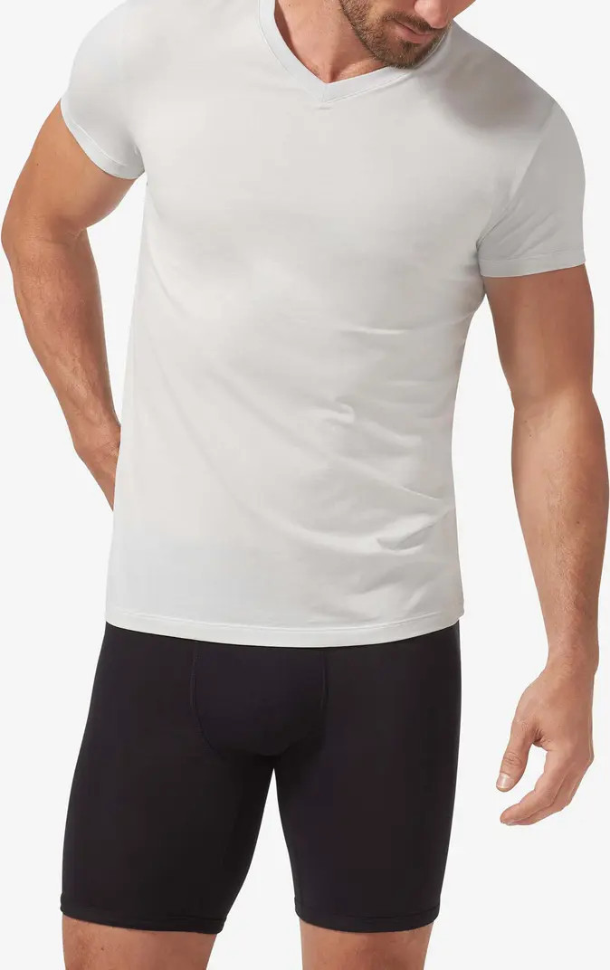 2-Pack Cool Cotton Slim Fit High V-Neck T-Shirts | Nordstrom