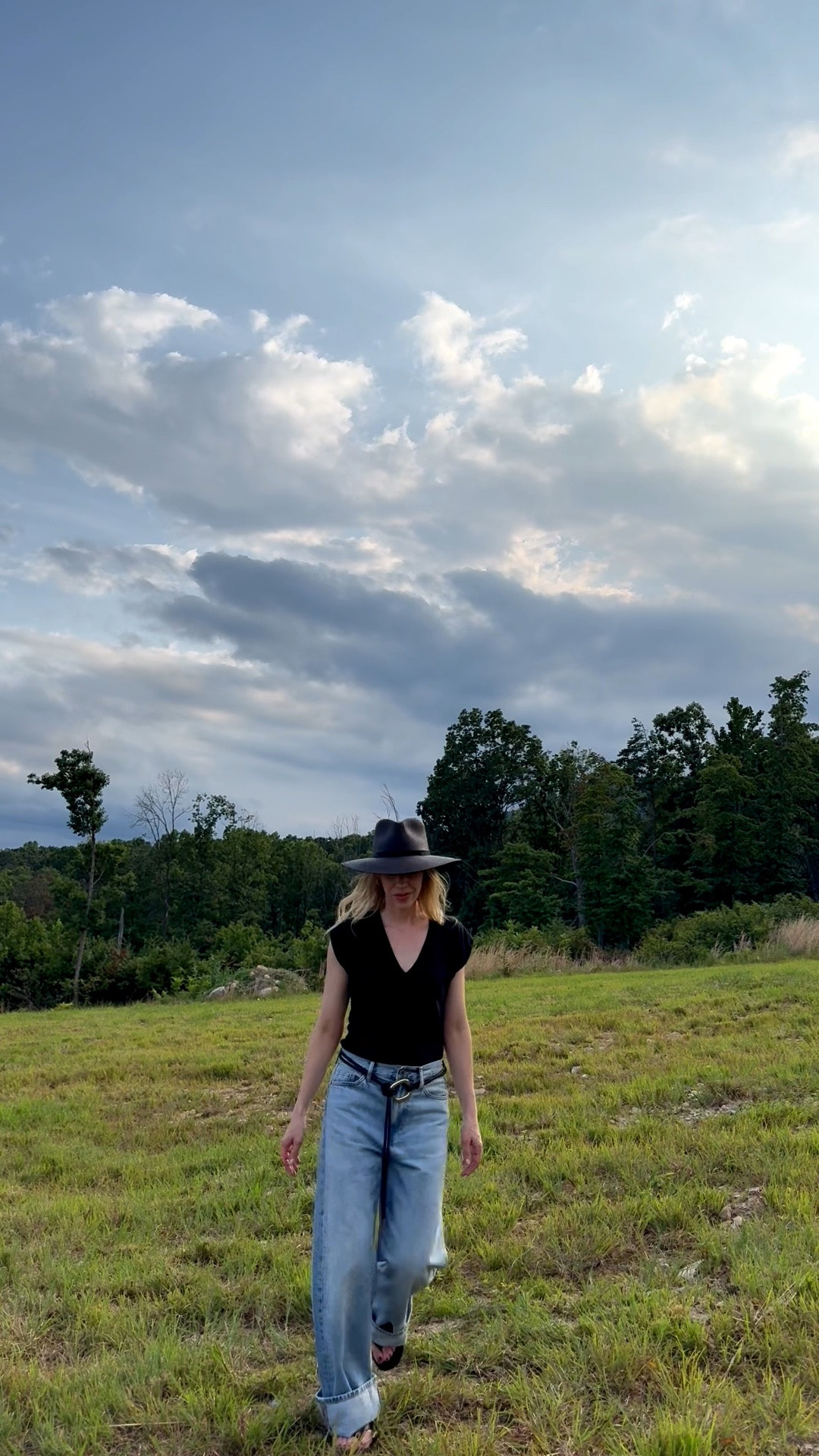 Summer outfit over 40, country concert, @Zara baggy cuffed jeans, tee and jeans outfit

#LTKOver40 #LTKSeasonal #LTKSaleAlert