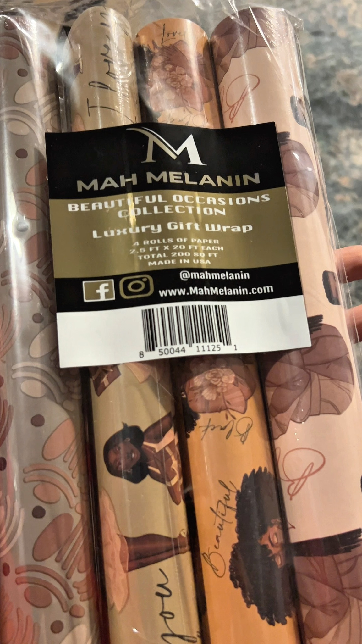 My gorgeous melanin-inspired wrapping paper just arrived and I cannot wait to begin my gift wrapping ✨ This paper is from a Black-owned brand — Mah Melanin and I love how it adds representation and warmth to the holiday season. The prints are beautiful, bold, and full of culture — perfect for making every gift feel special.

I’ve linked the wrapping paper below so you can grab some for your own holiday wrapping too ✂️🎁👇🏽

#LTKHoliday #ShopBlackOwned #MelaninMagic #LTKFinds #GiftWrapGoals #HolidaySeason #RepresentationMatters #LTKHome

#LTKFamily #LTKSeasonal

#LTKGiftGuide