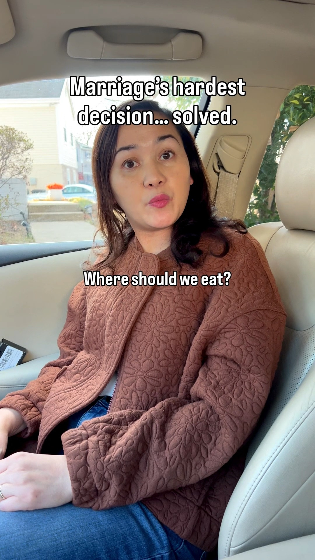 We finally outsourced the decision. And they live happily ever after 🤣

#MarriageHumor #ValentinesDayIdeas #CoupleProblems

#LTKSaleAlert #LTKdayinmylife #LTKgrwm