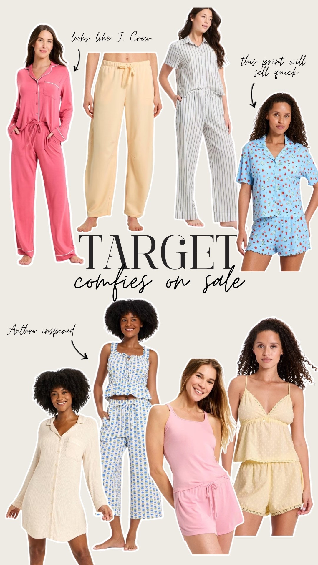 Okayyy👀 these are the CUTEST new pajamas and they’re currently ON SALE‼️

Giving high end vibes for a fraction of the price🙌🏼

#LTKSaleAlert #LTKMothersDay #LTKmomlife