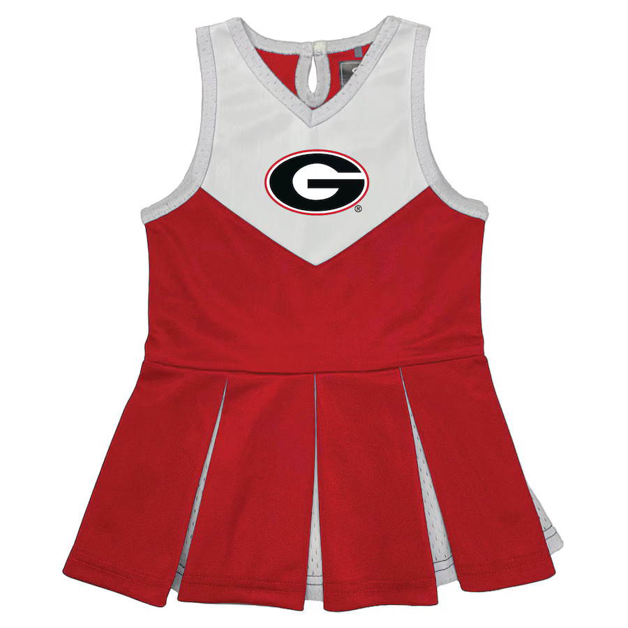 Georgia Bulldogs Garb Girls Toddler Cheerleader Dress - Red | Fanatics