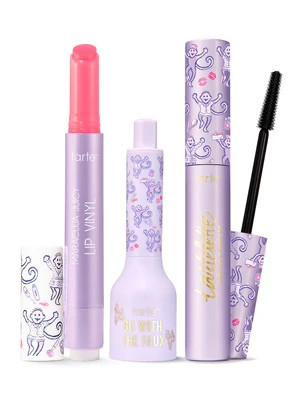 tarte x Roller Rabbit tartelette™ tubing mascara, lip vinyl & freckle stamp multi | Tarte Cosmetics
