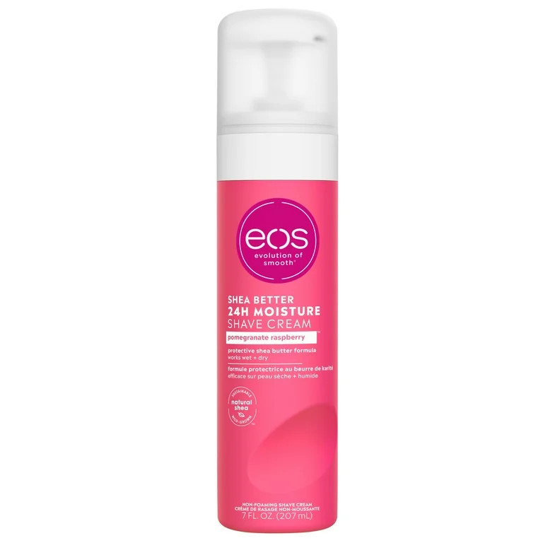 eos Shea Better Women's Shave Cream - Pomegranate Raspberry | 7 fl oz | Walmart (US)