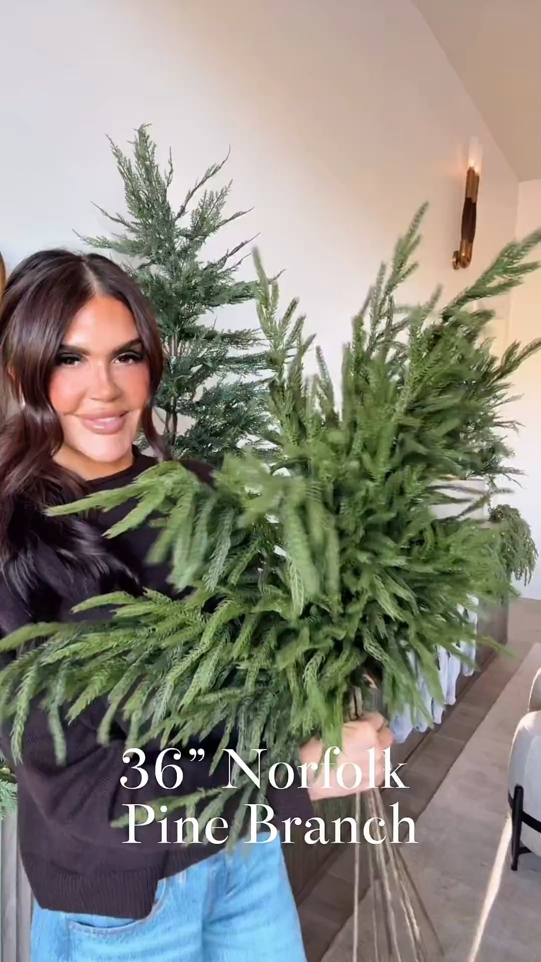 Here are 10 Amazon Christmas finds that I love ❤️ 

36” Norfolk Pine Branch. Flocked Trees. Slim Trees. Wooden Tree Hot Pot Holders. Tea Kettle. Mackenzie Tea Kettle. Wreath. Ribbon. Flameless Candle. Twinkle Lights. Flirted Vase. 

#christmas2025 #christmasfinds #amazonchristmas #interiordesign 

#LTKHoliday #LTKFindsUnder100 #LTKHome