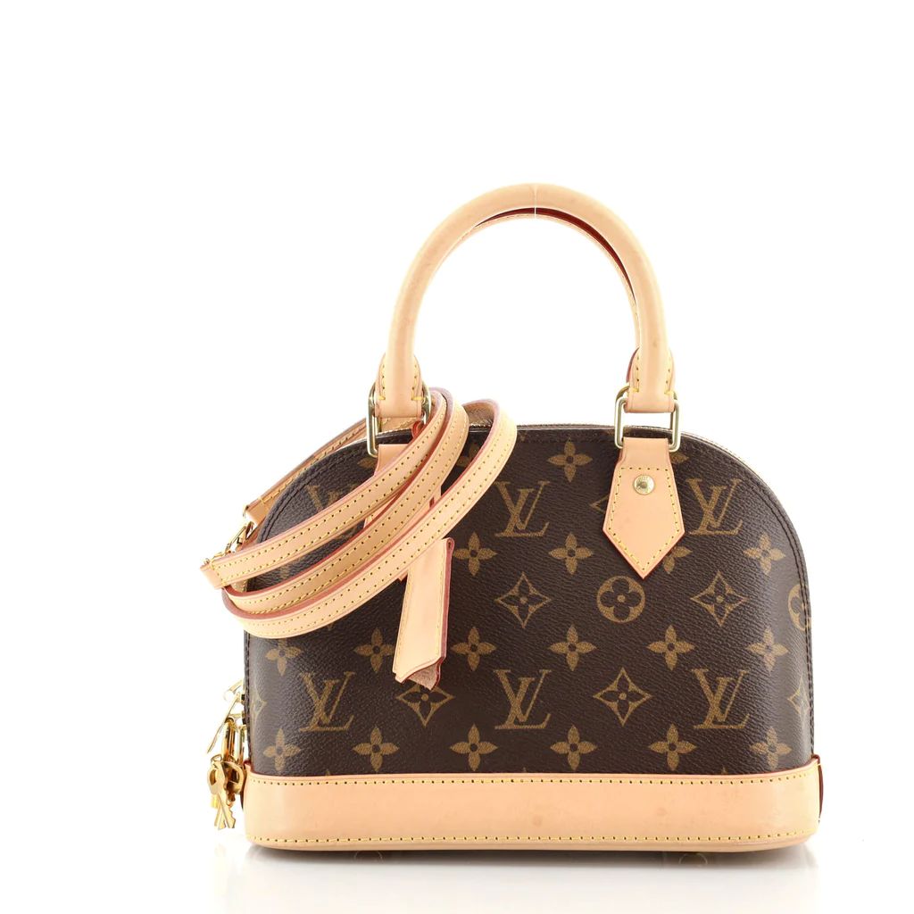 Louis Vuitton Alma Handbag Monogram Canvas BB Brown 1224871 | Rebag