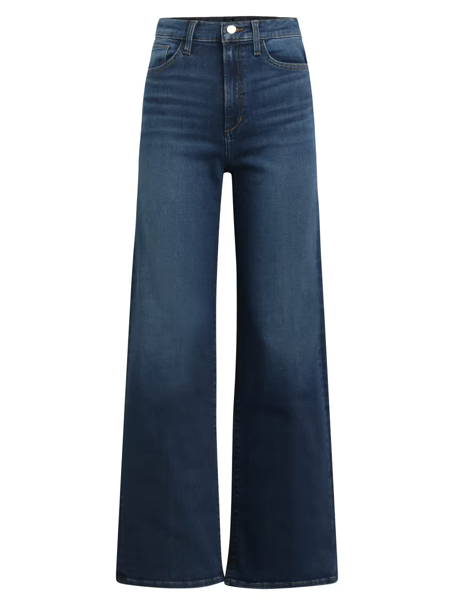 Petite The Mia Petite Wide-Leg Jeans | Saks Fifth Avenue