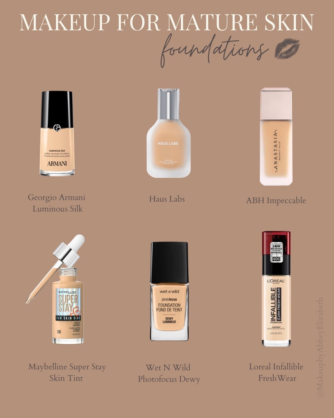 My favorite foundations + concealers to use on mature skin!

#LTKBeauty