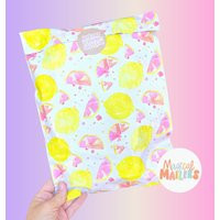 25Ct-100Ct 6 X 9"" Poly Mailers Pink Lemonade, 3.15Mil Thick. Boutique Mailers, Lemon Pink Fruit Mailers | Etsy (US)