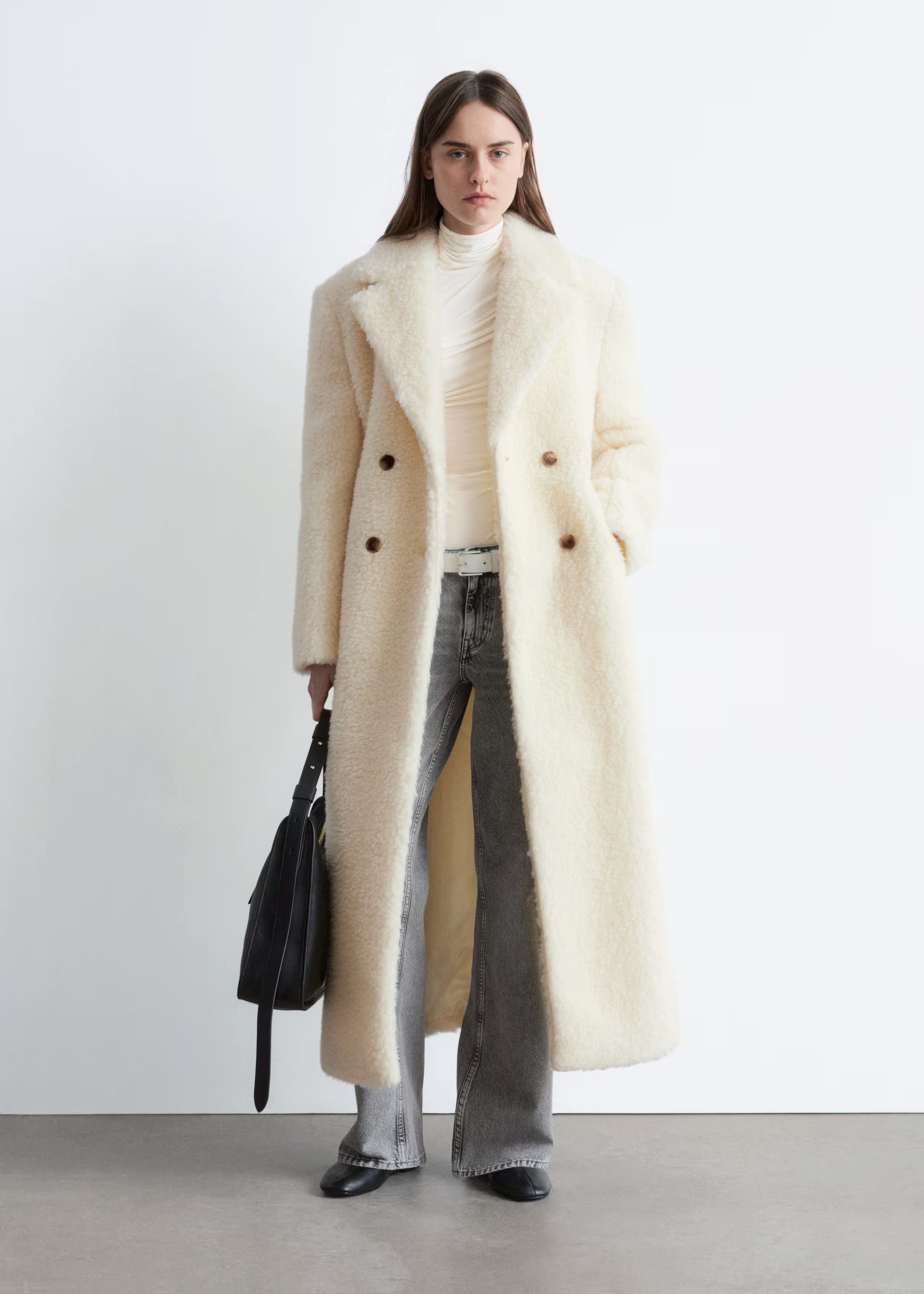 Wool Shearling Maxi Coat | & Other Stories - US