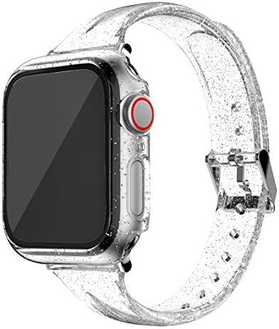 RARF Bands with Case Compatible with Apple Watch 40mm 44mm, Fashion Women Replacement Strap Brace... | Amazon (US)