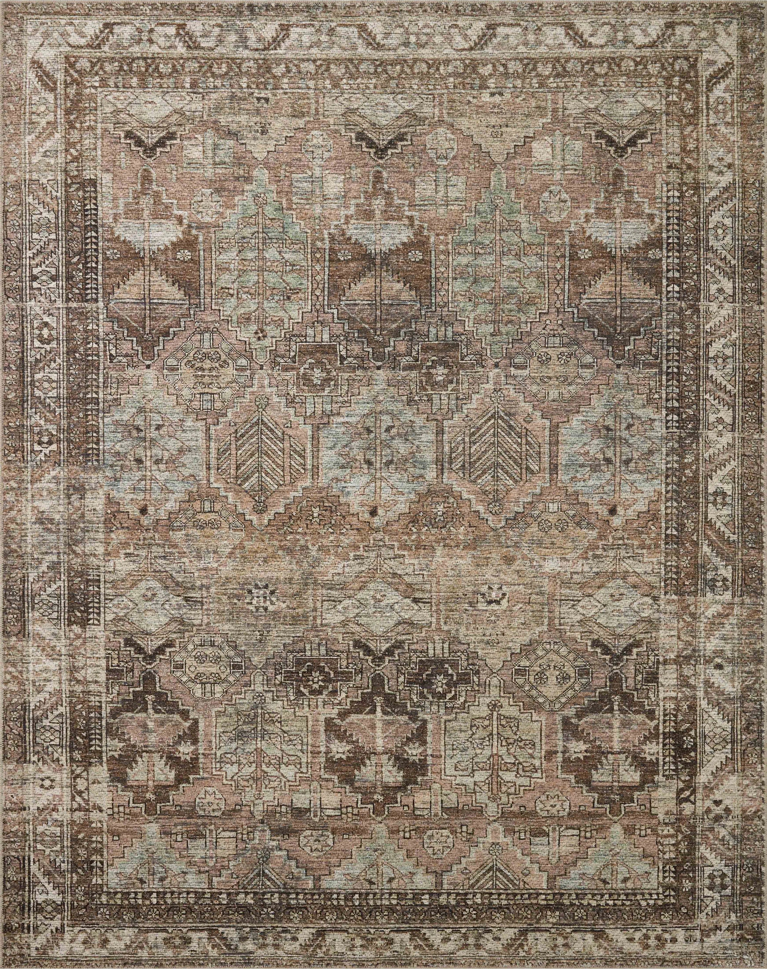 Billie Oriental Clay/Sage Area Rug | Wayfair North America